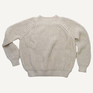 Nui Organics Fishline Merino Wool Sweater Size M